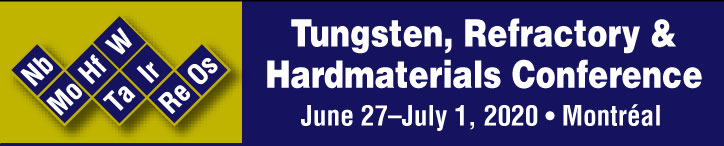 Tungsten2020: International Conference on Tungsten, Refractory & Hardmaterials